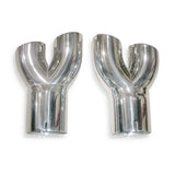 Stainless Works 2010+ Camaro Y-Tips for factory ground effects - CA10QUADTIPS