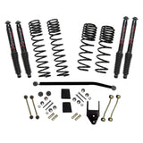 Skyjacker 2020 Jeep JL 4WD Rub Diesel 3.5-4in Dual Rate Long Travel Sus Lift Kit w/Blk Max Shocks - JL40RBPBLTD