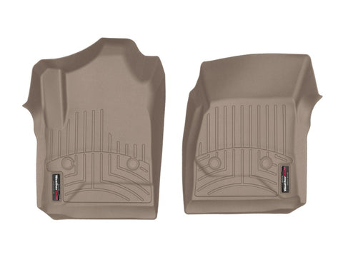 WeatherTech 14+ Chevrolet Silverado Front FloorLiner - Tan - 455441
