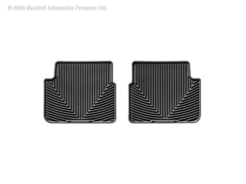 WeatherTech 09-13 Toyota Corolla Rear Rubber Mats - Black - W80
