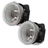 Oracle Lighting 10-15 Jeep Wrangler JK Pre-Assembled LED Halo Fog Lights -Pink - 7159-009