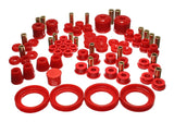 Energy Suspension 97-01 Honda Prelude (Type SH only) Red Hyper-Flex Master Bushing Set - 16.18113R
