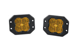 Diode Dynamics SS3 LED Pod Pro - Yellow Flood Flush (Pair) - DD6213P