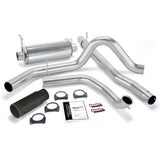 Banks Power 99 Ford 7.3L Truck w/Cat Conv Monster Exhaust System - SS Single Exhaust w/ Black Tip - 48655-B