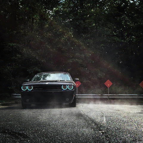 Oracle Dodge Challenger 08-14 Halo Kit (ProjectorHL) - ColorSHIFT w/ BC1 Controller - 2238-335
