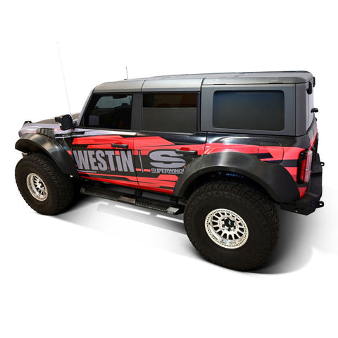 Westin 21-25 Ford Bronco 4dr (Excl. Bronco Sport) AT6 Running Boards - Black - 24-64195