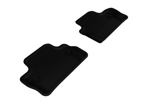 3D MAXpider 2011-2018 Volvo S60/V60 Kagu 2nd Row Floormats - Black - L1VV01621509