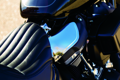 Kuryakyn Saddle Shields Heat Deflectors 18-Up Softail Models Smoke - 5789