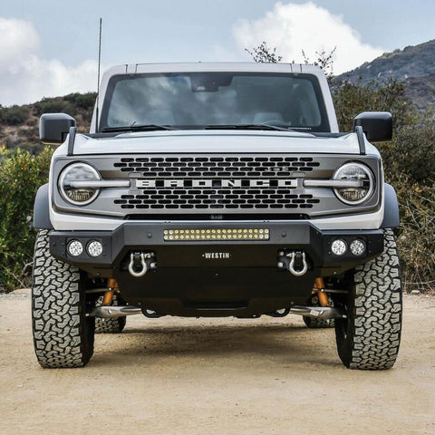 Westin 21-25 Ford Bronco Pro-Mod Front Bumper - Textured Black - 58-41255