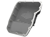 aFe Transmission Pan (Black w/ Machined Fins) 13-19 Dodge Diesel Trucks L6-6.7L (td) - 46-71160B
