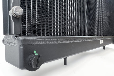 CSF R32 Nissan Skyline GT-R / GT-S Full Billet Aluminum High-Performance Radiator - Black Finish - 7217B