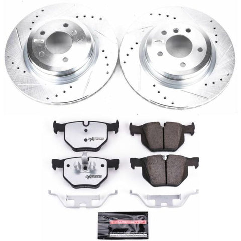 Power Stop 13-15 BMW X1 Rear Z26 Street Warrior Brake Kit - K7009-26