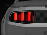 Raxiom 10-12 Ford Mustang Vector V2 LED Tail Lights - Gloss Black Housing (Clear Lens) - 405839