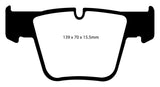 EBC 07-11 Mercedes-Benz CL63 AMG 6.2 Redstuff Front Brake Pads - DP31941C