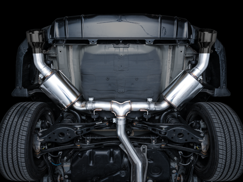 AWE Tuning 22+ Honda Civic Si/Acura Integra Touring Edition Catback Exhaust - Dual Diamond Black Tip - 3015-33331