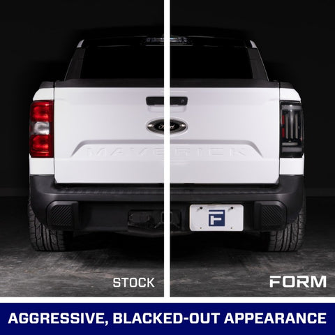 Form Lighting 22-24 Ford Maverick LED Tail Lights Red (pair) - FL0097