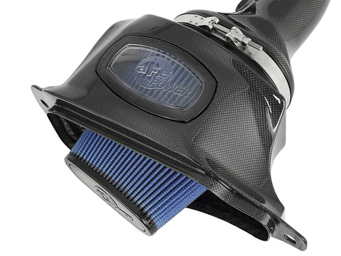 aFe Momentum Black Series Carbon Fiber Intake System P5R 14-17 Chevy Corvette 6.2L (C7) - 52-74201-C
