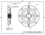 Clutch Masters Heavy Duty Sprung Hub for Custom DCT Flywheel Applications - DCT-SHCA