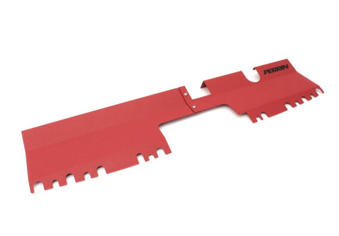 PERRIN 15-21 Subaru WRX/STI Radiator Shroud (With/Without OEM Intake Scoop) - Red - PSP-ENG-512RD