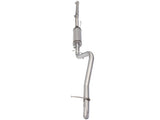 aFe MACHForce XP 2-1/2in SS-409 Cat-Back Exhausts w/ 18in Muffler 07-17 Jeep Wrangler V6-3.6L - 49-48057
