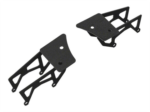 Raxiom 07-18 Jeep Wrangler JK Windshield Mounted Dual Light Brackets - J106739