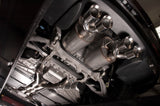 Stainless Works 2009-13 C6 Corvette Axleback 2-1/2in Dual Chambered Turbo Mufflers Quad 4in Tips - C609CBQUAD