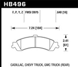 Hawk Performance Ceramic Street Brake Pads - HB496Z.640