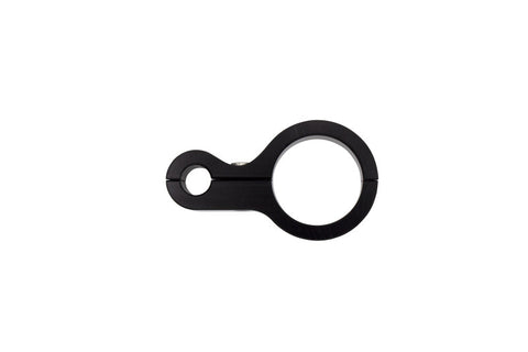 Fleece Performance 6061 T6 Aluminum 1/2in Routing Hole 1.5in Roll Bar Clamp - Black Anodized - FPE-RBC-1.5-0.5