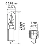 Hella Bulb 2723 12V 23W W2X46D T15 - 2723