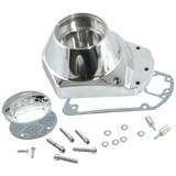 S&S Cycle 73-92 BT Billet Ignition Cover Gearcover - Chrome - 106-4211