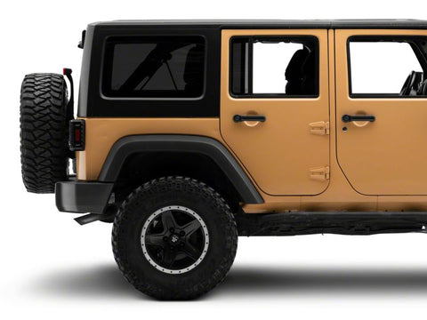 Raxiom 07-18 Jeep Wrangler JK Axial Series Trident LED Tail Lights- Blk Housing (Smoked Lens) - J173718