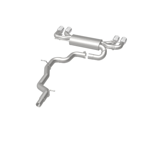 MagnaFlow Sys C/B 2015-2017 Volkswagen Golf R 3in Polished SS Quad Tip Split Rear Exit - 19165