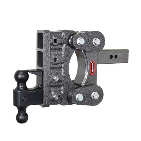 Gen-Y The Boss Torsion-Flex 2.5in Shank 6in Drop 21K Hitch w/GH-061 Dual-Ball/GH-062 Pintle Lock - GH-1324