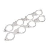 Stainless Works BBC Round Port 304SS Exhaust Flanges 2-3/8in Primaries (Raised Port Heads Only) - HFBBCH238RSD