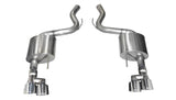 Corsa 2018-2023 Ford Mustang V8 5.0L 3in Axle-Back Dual Rear Exit w/ 4in Polished Pro-Series Tips - 21039
