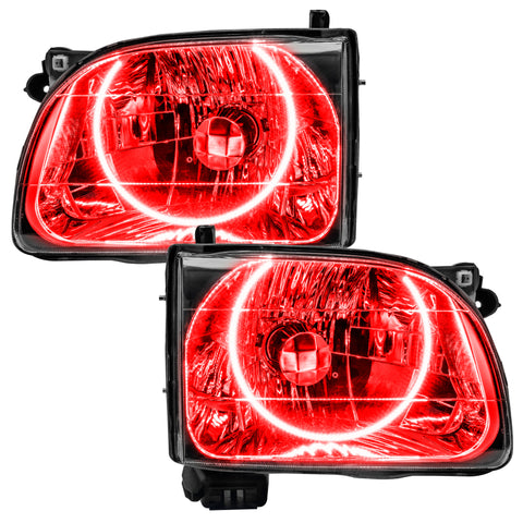 Oracle Lighting 01-04 Toyota Tacoma Pre-Assembled LED Halo Headlights -Red - 7202-003