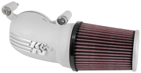 K&N 08-17 Harley-Davidson Touring Models Performance Air Intake System - Silver - 63-1134S