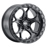 Weld Off-Road W901 17X9.0 Ledge Beadlock 5X127 ET-12 BS4.50 Satin Black 71.5 - W90179075450