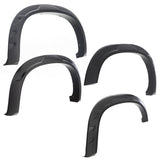 Bushwacker 19-21 Chevrolet Silverado 1500 DRT Style Flares 4pc - Black - 40984-02