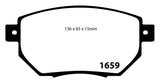 EBC 03-05 Infiniti FX35 3.5 Yellowstuff Front Brake Pads - DP41659R