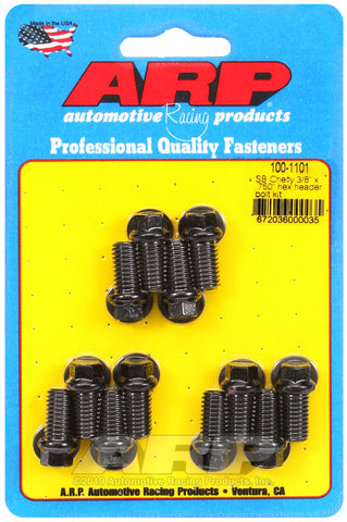 ARP SB Chevy 3/8 x .750in Hex Header Bolt Kit - 100-1101