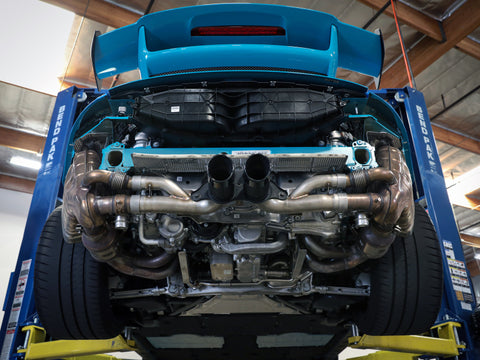 aFe Power MACHForce XP 304 Stainless Secondary Muffler Delete Pipe 14-19 Porsche 911 GT3 3.8L/4.0L - 49C36434