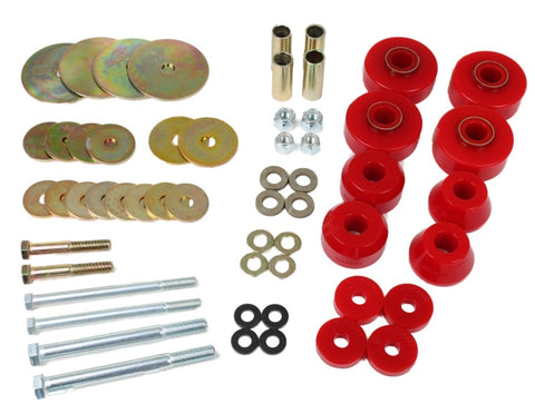 Energy Suspension 67-68 Chevrolet C-10 Pickup Red Body Mount Set - 3.4174R