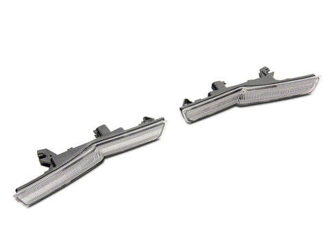 Raxiom 18-23 Dodge Challenger Widebody Axial Series LED Side Marker Lights Front and Rear- Clear - CH15222