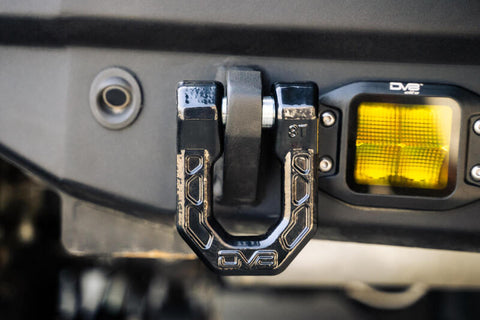 DV8 Offroad Elite Series D-Ring Shackles - Pair (Red) - UNSK-01RD