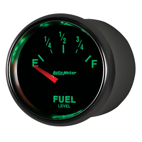 AutoMeter Gauge Fuel Level 2-1/16in. 240 Ohm(e) to 33 Ohm(f) Elec Gs - 3816