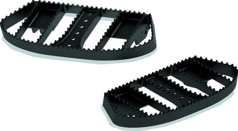 Burly Brand MX Floorboards - Black - B13-1050B