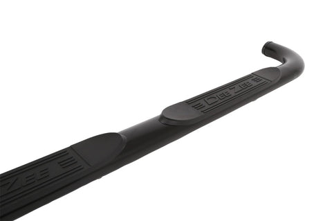 Dee Zee 14-19 Chevrolet Silverado Tubes - 4In Oval Black Steel CrewCab - DZ372539