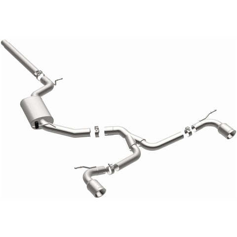 MagnaFlow SYS C/B Dual Split Rear Exit 4in Polished Tips 2015 VW GTI 2.0L Turbo - 15357