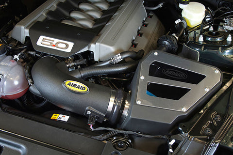Airaid 2015 Ford Mustang 5.0L V8 Intake System (Dry / Blue Media) - 453-328
